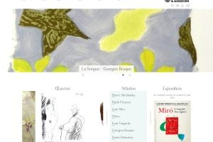 Zoom Page d'accueil du site de la Galerie Frémeaux